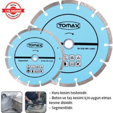 Tomax Segmentli Elmas Beton Kesici 180 mm