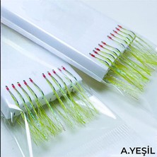 Navitek 8x Adet Kısa Tekne Tipi 10'lu Açık Yeşil Istavrit Çaparisi