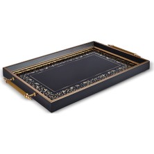 UltraMint Şık Dikdörtgen Tepsi 49X29 Cm, Elegant ve Kullanışlı Mutfak Gereçleri