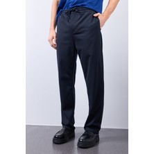 JustBoga Erkek Baggy Rahat Kesim Relax Fit Beli Lastikli Bağcıklı  Örme Jogger Pantolon