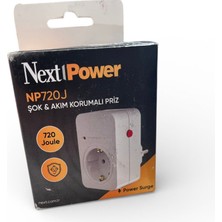 Next Power Şok Akım Korumalı Priz Resetli
