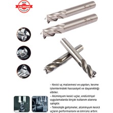 Tomax DIN844 Parmak Freze Matkap Ucu 4 mm