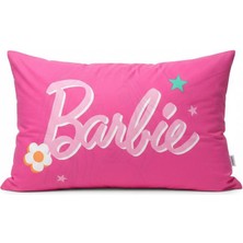 Taç Zorluteks Lisanslı Barbie Desenli % 100 Pamuk Kumaş 1 Adet Yastık Kılıfı 50X70 cm