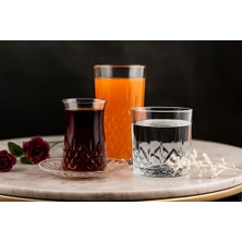 UltraMint 24 Parça Şık Sofra Seti, 170 Ml, Zarif ve Kullanışlı Takım