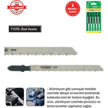 Tomax Dekupaj Ağzı Bıçağı 5 Li Pk T:127/D Özel (5x5 25 Adet)