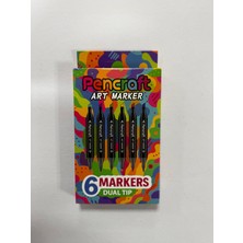 Pencraft Art Marker - 6'lı Marker Kalem