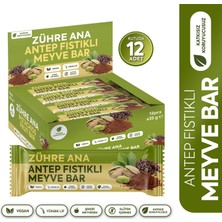 Zühre Ana Antep Fıstıklı ve Kakaolu Meyve Bar, Şeker Ilavesiz 35 gr x 12 Adet