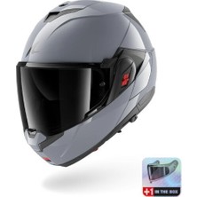 Shark Oxo Dark Shadow Çene Açılır Kask