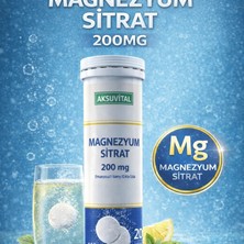 Çare Burada Magnezyum Sitrat 200 Mg Efervesan Tablet (20 Tablet)