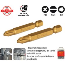 Tomax Bits Uç Ph 2 25 mm Titanium (60 Adet)