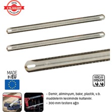 Tomax Myros Demir Testere Ağzı (Geniş) 300 x 25 x 0,08 mm (72 Adet)