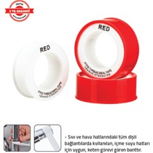 Tomax Red Teflon Bant (10 mt x 0,075 x 12 Mm) (100 Adet)