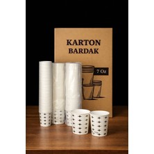 UltraMint 7 Oz Karton Bardak, 3000 Adet, 50X60 Paket, Dayanıklı ve Kullanışlı