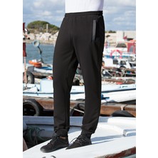 Masimar Siyah Erkek Ribana Paça Eşofman Altı %96 Pamuk Yumuşak Dokulu 2026 Sezonu