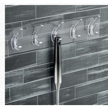 Askı Şeffaf Yapışkanlı 5li Askılık Kapı Duvar Askısı