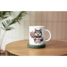 Mithor Shop Husky –kalpli Kartlı Kupa Tasarımı – Sevgililer Günü Özel (Erkek)