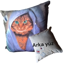 Kirlent Kılıfı 45X45 Kedicik
