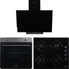 Alveus 850 3'lü Ankastre Set Siyah (AD07-A10-AF850)