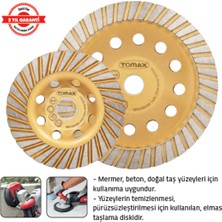 Tomax Elmaslı Beton Yüzey Temizleme Diski 115 mm (Turbo)
