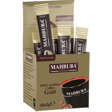 Mahbuba Çözünebilir %100 Arabica Hazır Gold Kahve Tam Kıvamında 48x2gr
