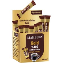Mahbuba Çözünebilir %100 Arabica Hazır Gold Kahve Tam Kıvamında 48x2gr