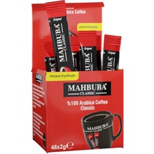 Mahbuba %100 Arabica Classic Kahve 96 gr Türkiye Menşeli Doygun Tat ve Yoğun Aroma