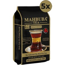 Mahbuba 5x200gr STD 2571 Earl Grey Bergamot Aromalı İthal Seylan Sri Lanka Ceylon Kaçak Siyah Yaprak Çayı