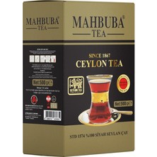 Mahbuba STD 1574 Premium İthal Seylan Sri Lanka Ceylon Kaçak Siyah Yaprak Çayı 500gr
