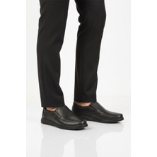 Ayakmod Siyah Hakiki Deri Jel Taban Anatomik Erkek Casual Ayakkabı 409 M