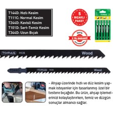 Tomax Dekupaj Ağzı Bıçağı 5 Li Pk T:101/D Sert-Temiz (5x5 25 Adet)