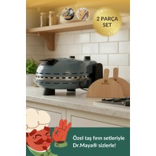 Dr.maya | Lezzet Mini Seti Ürün Grubu - 2 Parça | Pro Plus Taş Fırın Makinesi + Mutfak Gereçleri