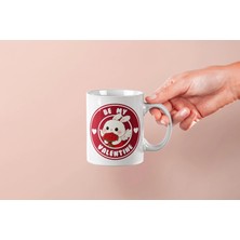 Mithor Shop Be My Valentine – Erkek Tavşan  Sevgililer Günü Özel Tasarım Kupa