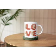 Mithor Shop Ayıcık – Love Yazılı Sevgililer Günü Özel Tasarım Kupa