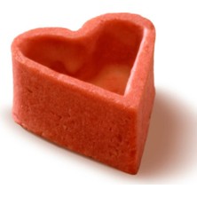 Abbafood 5118-ÇILEKLI Mini Tart-Kalp 33X38X17  40ADET