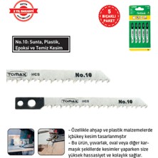 Tomax Dekupaj Ağzı Bıçağı (Delikli) No.10 (5x5 25 Adet)