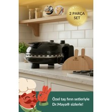 Dr.maya | Lezzet Mini Seti Ürün Grubu - 2 Parça | Pro Plus Taş Fırın Makinesi + Mutfak Gereçleri