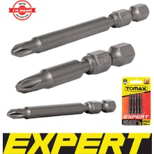 Tomax Darbe Kontrollü Bits Uç PH2X75 Expert (5 Adet)