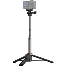 Telesin Telesın Uzaktan Kumandalı Selfie Stick (Djı, Gopro ve Cep Telefonu Uyumlu) - Djı Osmo Action4/5/6 ve Gopro HERO11/12/13 Uyumlu