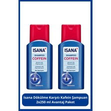 Isana Dökülme Karşıtı Kafein Şampuan 2X250 ml Avantaj Paket
