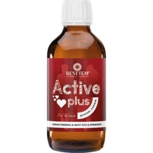Besttem Active Plus Women Takviye Edici Gıda – Kırmızı Ginseng ve Aslan Pençesi Içeren Kadınlara Özel Doğal Destek - 100 ml