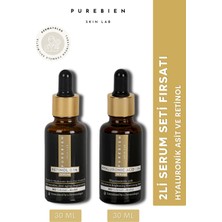 PUREBIEN SKIN LAB Retinol Serum + Hyaluronik Asit Serum (2li Set)