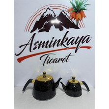 PremiumPort Paslanmaz Çelik Çaydanlık Seti, Alman Tasarımı, Ocak Üstü Isıtıcı ile