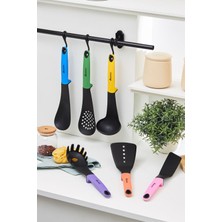 UltraMint Renkli 6 Parça Servis Seti, Şık ve Kullanışlı Mutfak Aksesuarları