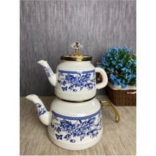 PremiumPort Çaydanlık Seti, Emaye Mutfak Aksesuarı, Dayanıklı ve Şık Tasarım