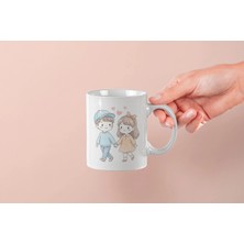 Mithor Shop El Ele Yürüyen Çift Kupa – Sevgililer Günü Özel Tasarım