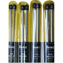 Tunç Titanyum 35CM 4'lü Örgü Şişi Seti ( 5,0mm-6,0mm-7,0mm-8,0mm )