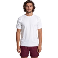 Color Luxe ''pure White'' Basic %100 Pamuk Rahat Kesim Premium Erkek Tişört