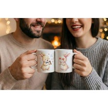 Mithor Shop Aşk Şarkısı – 2’li Kupa Seti | Sevgililer Günü Özel Tasarım Kupa