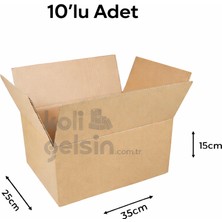 35X25X15 cm Tek Oluklu Taşıma Kolisi