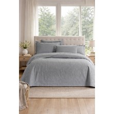 Özdilek Jakar Lux Çift Kişilik Pike Takımı - Gri